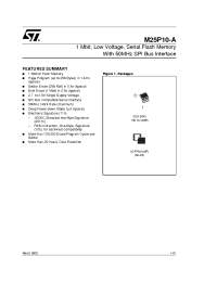 Datasheet M25P10-AVMN6 производства STMicroelectronics